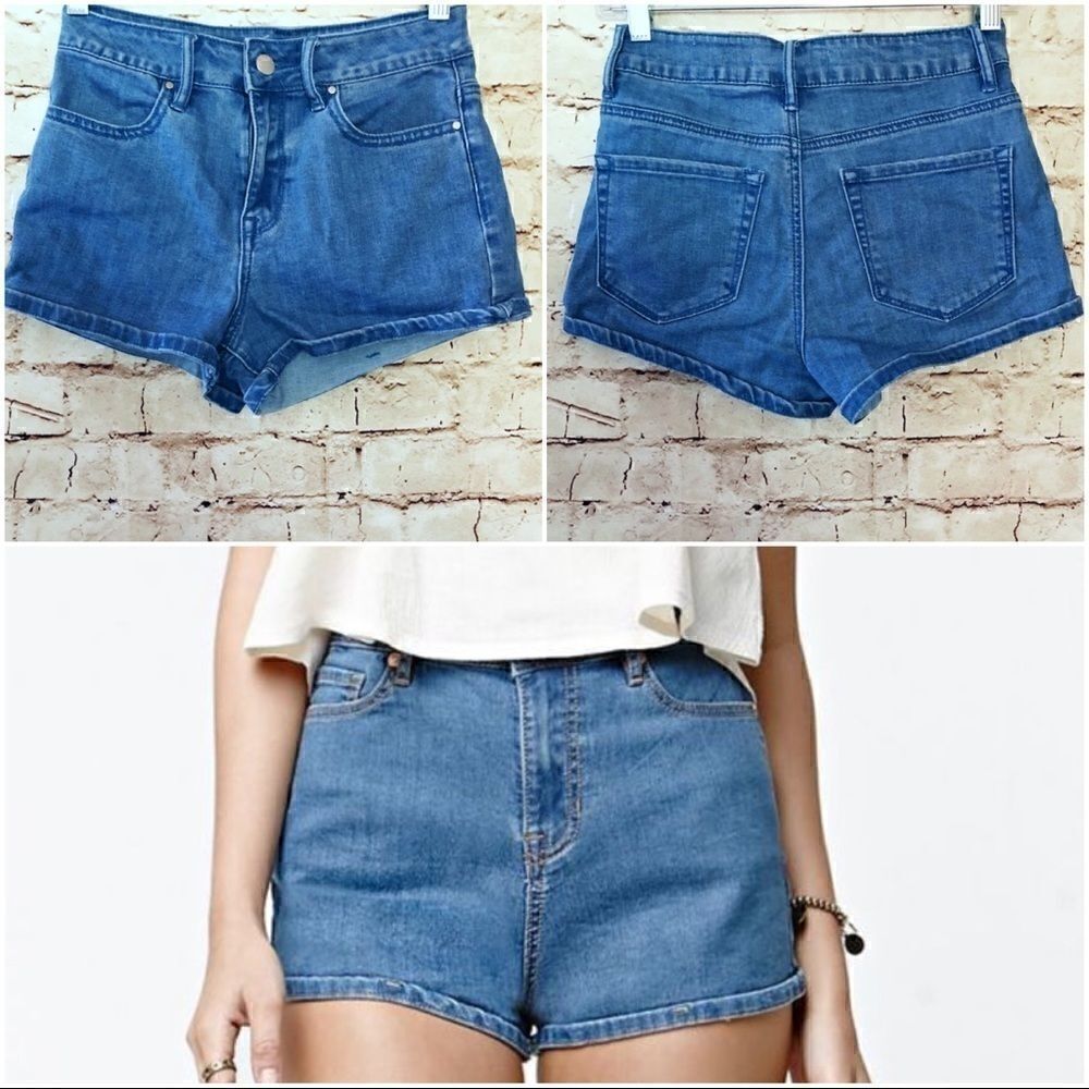 Bullhead super high rise stretch short shorts